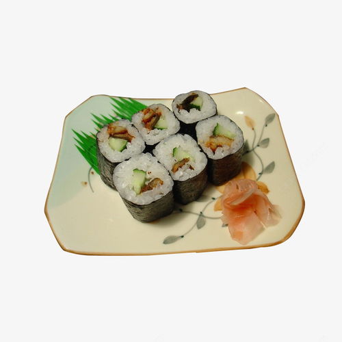 6只鳗鱼寿司食品餐饮高清素材 茶点 免费下载 页面网页 平面电商 创意素材 png素材 寿司素材